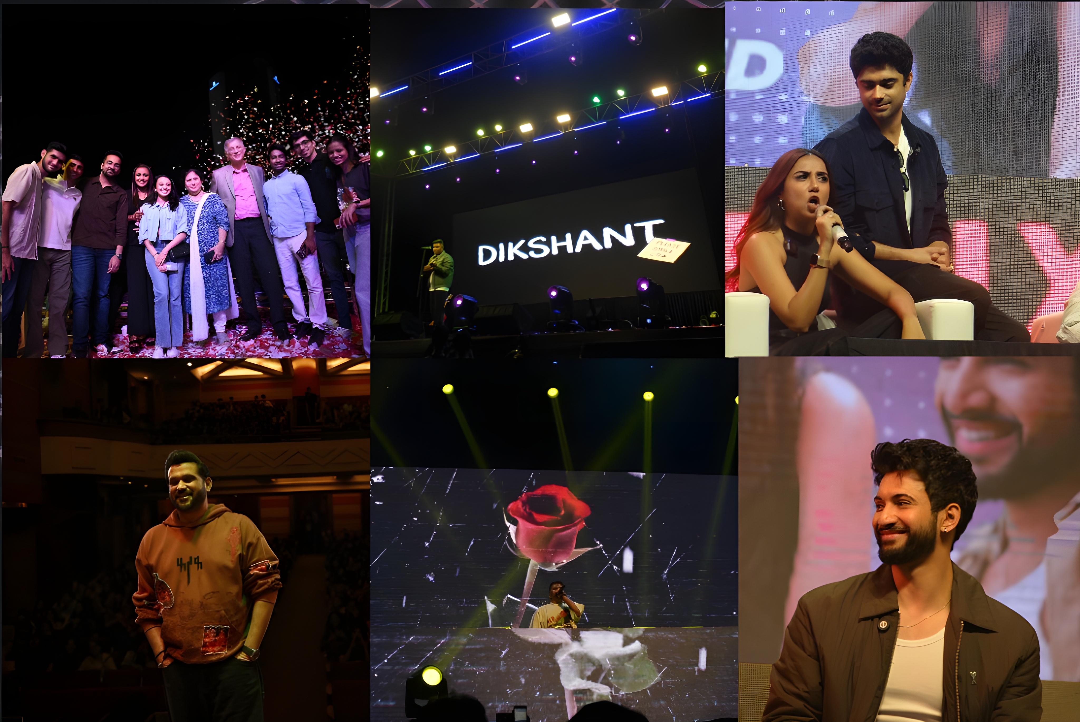 Two participants using FPV goggles at an outdoor event